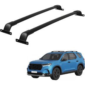 ALAVENTE Heavy Duty 220lbs Roof Rack Cross Bars fits for 2023 2024 Hon-da Pilot Elite Sport Touring Trailsport(Except LX and EX-L) Adjustable Aluminum Crossbars for Roof Boxes Bags Kayak Bicycle
