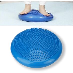 Inflated Wobble Cushion, Balance Training Dynadisc, Inflated Core Strengthening Balance Disc,Core Balance Disc, Stability Sensory Wiggle Disc to Improve Sitting Posture