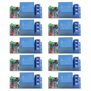 10PCS One Channel Relay Module 12V Low Level Trigger Relay Expansion Plate Load Controlled Relay Switch Module for Industrial Automation Process