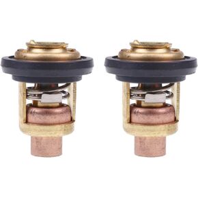 Marine Thermostat 19300-ZY3-023 19300-ZW9-003 Compatible with Honda 9.9-225 Hp 4-Stroke Assy 2Pcs