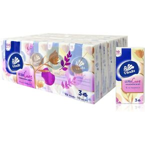 3-Ply Pocket Tissues, Travel-sized Tissue, Everyday Carry (80 Packs of 10 Tissues)