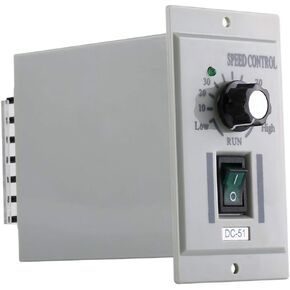 AC 110V Motor Speed Controller, 24V-90V Adjustable Single Phase Motor Speed Controller 0.02 - 400w for 24V, 36V, 90V DC Motors