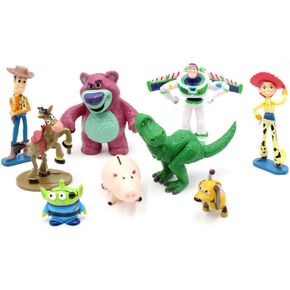 9 PCS Toy Story Cake Toppers mini Figurines Cupcake Decorations Cute Premium Toy Story Party Figurines Cartoon Action Figures Toy Story Party Supplies
