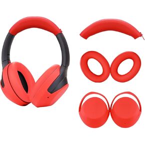 Adhiper مجموعة من 3 غطاء حماية لسماعات Sony WH-1000XM4 WH-1000XM3، غطاء وسادة الأذن المجسم/غطاء الأذن/غطاء عصابة الرأس/واقي وسادة عصابة الرأس، ملحقات سماعات الرأس المصنوعة من السيليكون الناعم المقاومة للعرق (أبيض فاتح) in Kuwait