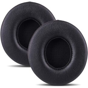 Professional Replacement Ear Pads,Earpads Compatible with Beats Solo 2 & Solo 3 Wireless On-Ear Headphones,Soft Protein Leather,Noise Isolation Memory Foam,Strong Adhesive Tape (2)