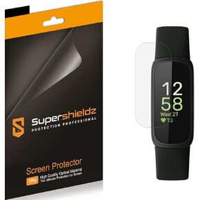 Supershieldz (3 Pack) Designed for Fitbit Inspire 3 Screen Protector, High Definition Clear Shield (TPU)