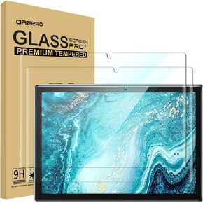 Orzero (2 Pack) Tempered Glass Screen Protector Compatible for VANKYO MatrixPad S30 10 inch (2.5D Arc Edges), 9 Hardness HD Anti-Scratch Full-Coverage (Lifetime Replacement)
