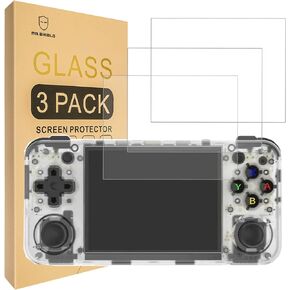 Mr.Shield Screen Protector Compatible with ANBERNIC RG35XX H [Tempered Glass] [3-PACK] [Japan Glass with 9H Hardness]