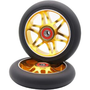 2PCS Replacement 110mm Pro Scooter Wheel with Abec 9 Bearings Fit for MGP/Razor/Lucky Pro Scooters