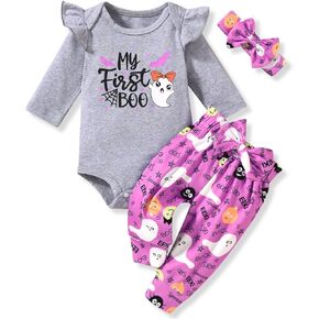 HINTINA Preemie Newborn Infant Baby Girl 1st First Halloween Outfits
