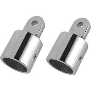 2PCS Bimini Top Cap Fitting Boat Marine Hardware Stainless Steel Dome top 7/8" 1"
