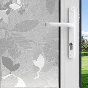 Gila® Glass Scenes Autumn Frost Decorative Window Film DIY Static Cling, 3ft x 6.5ft (36in x 78in) (19.5 sq ft)