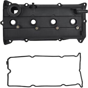 BDFHYK Engine Valve Cover with Gasket Compatible with 2002 2003 2004 2005 2006 Nissan Altima Sentra 2.5L L4 Replace 132643Z001 264982