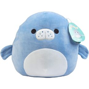 Squishmallows Original 8-Inch Maeve The Manatee - Official Jazwares Plush - Collectible Soft & Squishy Stuffed Animal Toy - Add to Your Squad - Gift for Kids, Girls & Boys