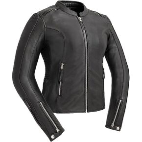 First Mfg Co - Cyclone - Women's Motorcycle Biker Riding Leather Jacket
