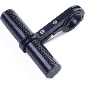 UPANBIKE Bike Handlebar Extender Lightweight Carbon Fiber Bracket Aluminum Alloy Clamp Handlebar Extension for Holding Bike Flashlight Speedometer GPS Phone Mount Holder