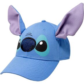 Lilo and Stitch Character Adjustable Blue Disney Strapback Hat