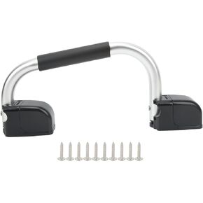 Aramox RV Grab Handle, Folding RV Assist Handle with EVA Grip Aluminum Alloy Entry Door Hardware for Caravan Motorhome Trailer