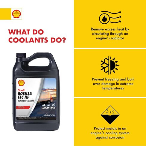Shell Rotella ELC Antifreeze + Coolant, Extended Life, 1 US GAL/3.785L in Saudi Arabia