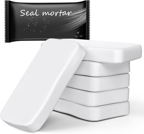 سدادة لاصقة مقاومة للماء، حشو فتحة الجدار، 6 عبوات من طين الطين لإصلاح فتحات الجدار وتصريف المياه وفتحة تكييف الهواء in Kuwait