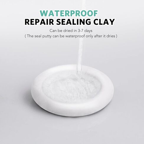 سدادة لاصقة مقاومة للماء، حشو فتحة الجدار، 6 عبوات من طين الطين لإصلاح فتحات الجدار وتصريف المياه وفتحة تكييف الهواء in Kuwait