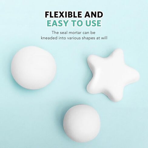 سدادة لاصقة مقاومة للماء، حشو فتحة الجدار، 6 عبوات من طين الطين لإصلاح فتحات الجدار وتصريف المياه وفتحة تكييف الهواء in Kuwait