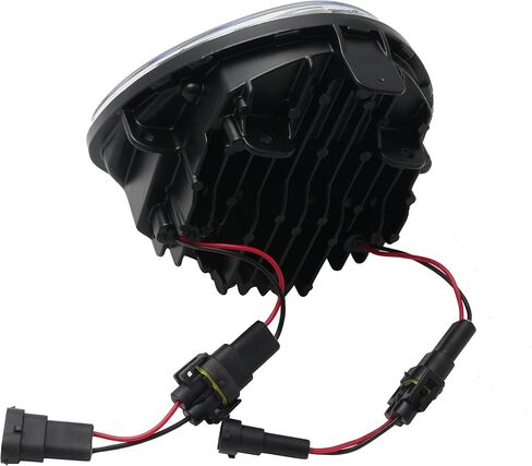 مجموعة مصابيح الرأس LED IP-67 مصباح أمامي من الكروم متوافق مع دراجة نارية فيكتوري عبر الطرق الريفية جولة ماغنوم فيغاس هامر بوردووك كينغبين 2005-2018 in Saudi Arabia