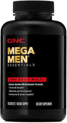 GNC Mega Men Essentials One Daily Multi -150 كبسولة (150 وجبة) in Saudi Arabia