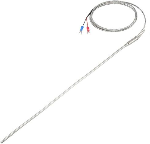 Uxcell K نوع مسبار استشعار درجة الحرارة الحرارية 4x300mm (0 إلى 800C) 5ft متحكم في درجة الحرارة in Kuwait