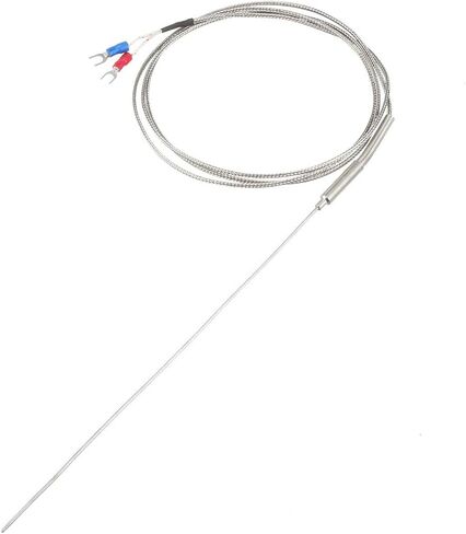 Uxcell K نوع مسبار استشعار درجة الحرارة الحرارية 4x300mm (0 إلى 800C) 5ft متحكم في درجة الحرارة in Kuwait