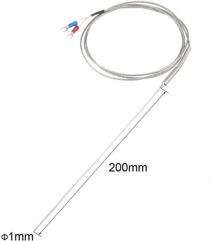 Uxcell K نوع مسبار استشعار درجة الحرارة الحرارية 4x300mm (0 إلى 800C) 5ft متحكم في درجة الحرارة in Kuwait