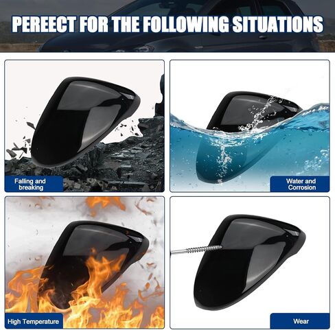 White Rearview Mirror Cover Side Mirror Caps Replacement for VW Golf MK7 7.5 GTI 7 Golf 7 R 2013-2020 in Saudi Arabia