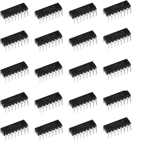 (عبوة من 30 قطعة) Csldmcml 74HC595 74595 SN74HC595N 8 بت Shift Register DIP-16 IC 74hc595 Shift Registers in Kuwait