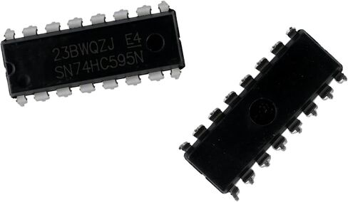 (عبوة من 30 قطعة) Csldmcml 74HC595 74595 SN74HC595N 8 بت Shift Register DIP-16 IC 74hc595 Shift Registers in Kuwait