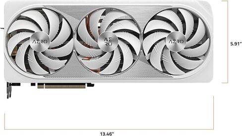 بطاقة رسومات GIGABYTE GeForce RTX 4080 Super AERO OC 16G، 3X مراوح WINDFORCE، 16 جيجابايت 256 بت GDDR6X، بطاقة فيديو GV-N408SAERO OC-16GD in Saudi Arabia