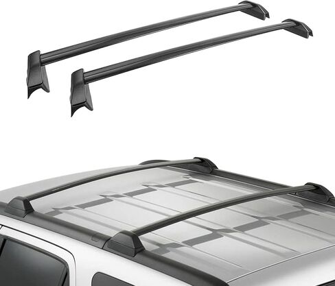 AUXMART 2 Pcs Roof Rack Cross Bars Crossbars Compatible for Honda CR-V 2002 2003 2004 2005 2006, OE Style Aluminum Rooftop Rail Bars Luggage Rack Cargo Carrier (Black) in Saudi Arabia