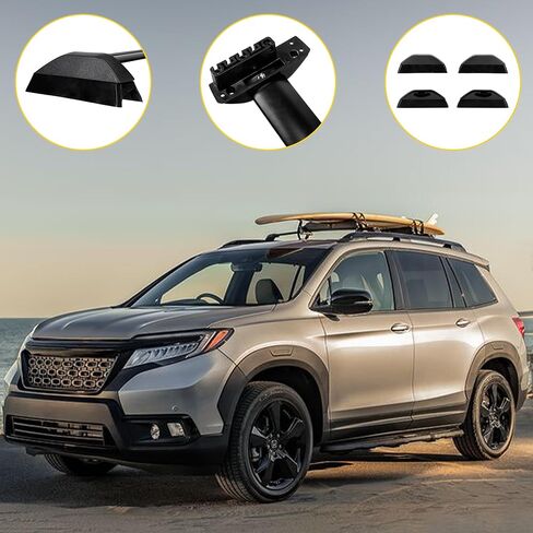 AUXMART 2 Pcs Roof Rack Cross Bars Crossbars Compatible for Honda CR-V 2002 2003 2004 2005 2006, OE Style Aluminum Rooftop Rail Bars Luggage Rack Cargo Carrier (Black) in Saudi Arabia