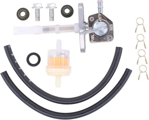 XtremeAmazing Fuel Petcock Valve Gas Oil Fuel Filter Set for XR CRF 50 70 80 100 CRF150 230F 16950-GCF-671 16950-GEL-701 in Saudi Arabia