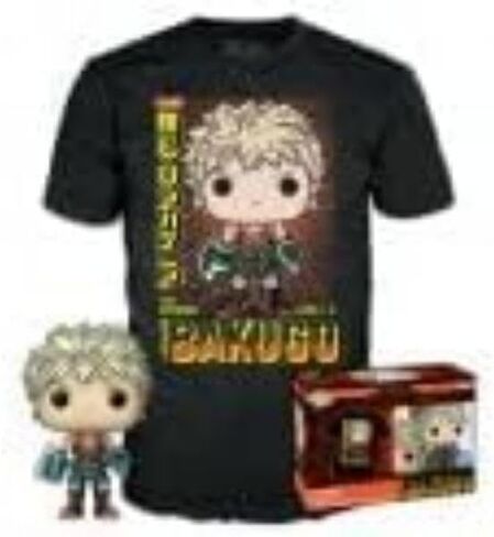 Funko My Hero Academia - Booble Head POP N° 249 - Bakugo (MT) +T-Shirt (M) in Saudi Arabia