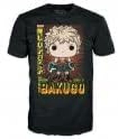 Funko My Hero Academia - Booble Head POP N° 249 - Bakugo (MT) +T-Shirt (M) in Saudi Arabia