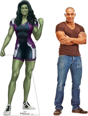 Cardboard People She-Hulk Cardboard Cutout Standup - Marvel's She-Hulk (TV Series) in Saudi Arabia