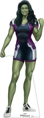 Cardboard People She-Hulk Cardboard Cutout Standup - Marvel's She-Hulk (TV Series) in Saudi Arabia
