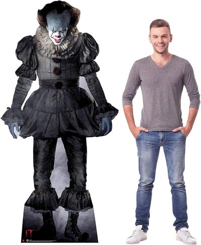 Cardboard People Pennywise بالحجم الطبيعي Cardboard Cutout Standup - IT Chapter 2 (فيلم 2019) in Saudi Arabia