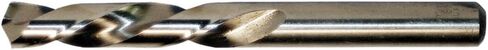 Cle-Line C30507 Cobalt Left-Hand Mechanics Length Drill, Cobalt, Gold Oxide Finish, Straight Shank, 135-Degree Split Point, 7/64" Drill Diameter (Pack of 12) in Saudi Arabia