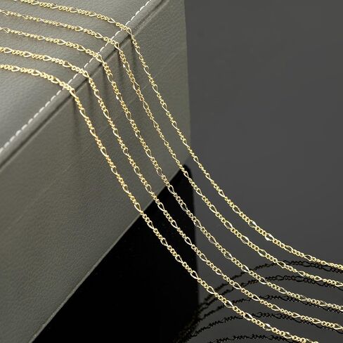 KYUNHOO 16.4 Feet Brass Chains for Jewelry Making 18k Gold Plated Jewelry Chain Roll 12MM Stick Link Chain Necklace for Women DIY Craft Jewelry Making Supplies in Saudi Arabia