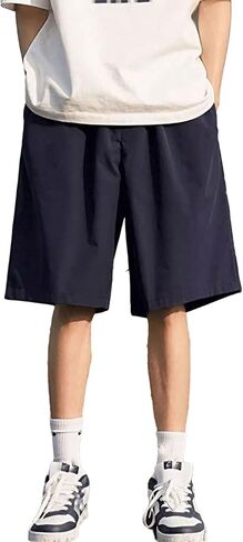 Xinor Cargo Shorts Women Y2K Baggy Knee Length Athletic with Pockets Hiking Waterproof Black Pants Men Summer Outfits in Saudi Arabia