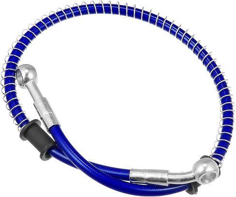 Motoforti 90cm 35.43" 10mm Motorcycle Braided Brake Clutch Oil Hoses Line Pipe Clutch Throttle Gas Line Fuel Pipe Red for ATV for Dirt Bike in Saudi Arabia