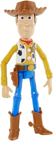 Mattel Disney and Pixar Toy Story Woody Action Figure, Posable Sheriff Character in Signature Look, Collectible Toy, 9.2 inch in Saudi Arabia
