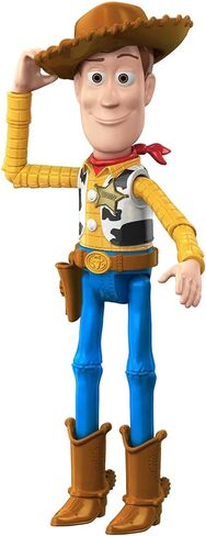 Mattel Disney and Pixar Toy Story Woody Action Figure, Posable Sheriff Character in Signature Look, Collectible Toy, 9.2 inch in Saudi Arabia