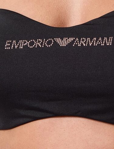 Emporio Armani Women's Standard Band & Bow Brazilian Studs Bikini Set in Saudi Arabia